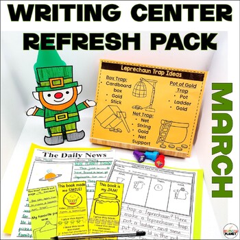 Preview of March Writing Center Templates - How-To, Newspaper, Book Review Bookmarks