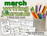 March Writing Journal and Task Cards