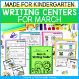 March Writing Centers for Kindergarten