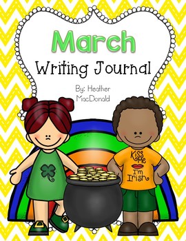 March Writing Journal Covers by Two Steppin' Texas Teacher | TpT
