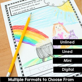 March Writing Journal Prompts for Preschool and Kindergarten by