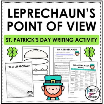 Preview of St. Patrick's Day Writing Activity | March Writing | Leprechaun's Point of View