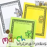 March Writing Pages {Freebie}