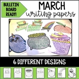 March Writing Papers and Bulletin Board Ready