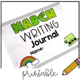 March Writing Prompts 20 Printable Journal Pages