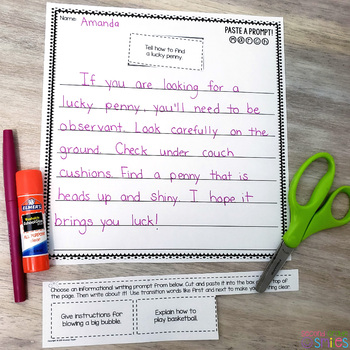 March Writing Prompts by Second Grade Smiles | TPT