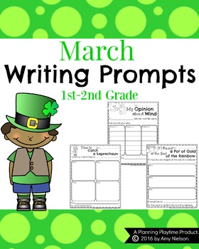 Preview of March Writing Prompts