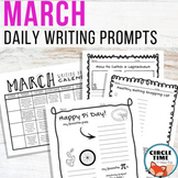 March Writing Prompts Spring NO PREP Daily Journal