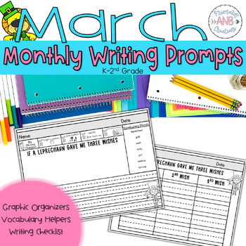 Preview of March Writing Prompts