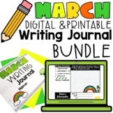 March Writing Prompts Monthly Digital & Printable Journal 