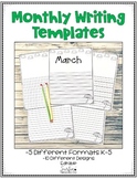 March Writing Templates - Editable