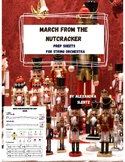 March from "The Nutcracker" Prep Sheet + Score for String 