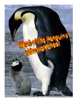Preview of "March of the Penguins" Video Worksheet/Answers