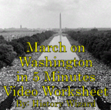 March on Washington in Five Minutes Video Worksheet