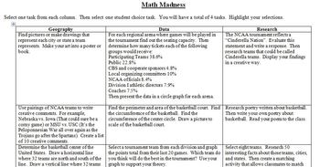 Preview of March/Math Madness