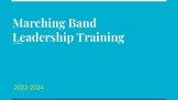 Marching Band Leadership Training Slideshow