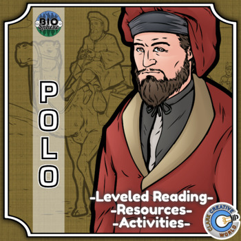 Preview of Marco Polo Biography - Reading, Digital INB, Slides & Activities
