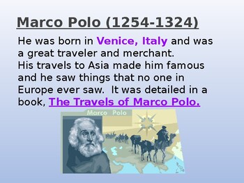 Marco Polo Powerpoint Presentation by 