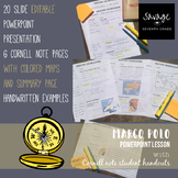 Marco Polo Lesson: Powerpoint and Cornell Note Handouts