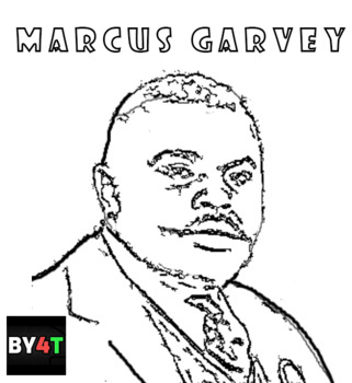 Marcus Garvey Coloring Sheet by Black Youth 4 Truth | TPT