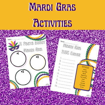 Preview of Mardi Gras Activities