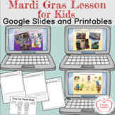 Mardi Gras Activities / Google Slides / Writing Templates 