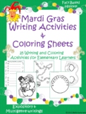 Mardi Gras Activities and Coloring Sheets
