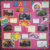 Mardi Gras Bulletin Board