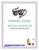Mardi Gras Bulletin Board Set!
