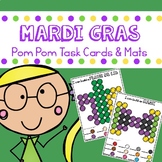 Mardi Gras Day Day Pom-Pom Task Cards and Mats