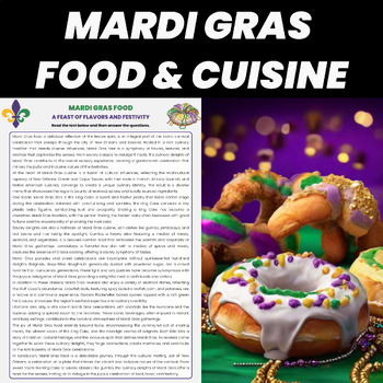 Preview of Mardi Gras Food and Cuisine Traditions |  King Cake Beignets and Jambalaya