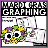 Mardi Gras Graphing Shapes