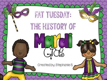 Mardi Gras History Informational Book by Kindershenanigans | TpT