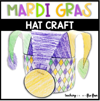 Preview of Mardi Gras Jester Hat Craft