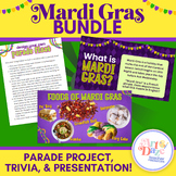 Mardi Gras Parade Float Project, Presentation, and Trivia 