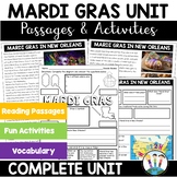 Mardi Gras Reading Comprehension Passages and Activity Pack