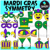 Mardi Gras Symmetry Clip Art Set {Educlips Clipart}