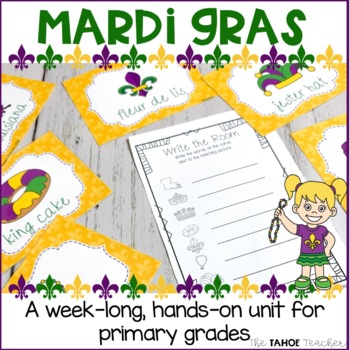 Preview of Mardi Gras Unit | Science Centers for Primary Grades