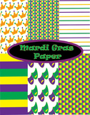 Mardi Gras Digital Paper