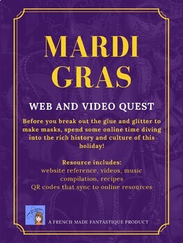 Preview of Mardi Gras Web and Video Quest