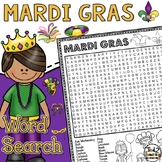 Mardi Gras Word Search Puzzle February Mardi Gras Word Sea