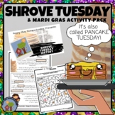 Mardi Gras and Shrove Tuesday Presentation and Activity Pack