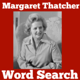Margaret Thatcher | England | London | Worksheet Activity 