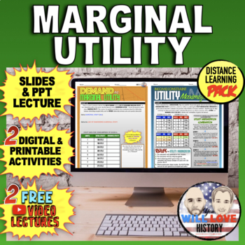 Preview of Marginal Utility | Digital Learning Pack