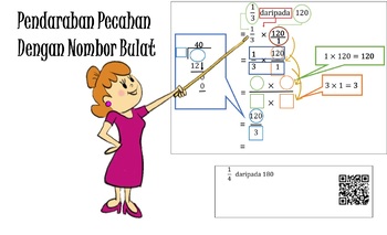 Darab Pecahan Dengan Nombor Bulat