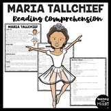 Maria Tallchief Biography Reading Comprehension Bundle Nat