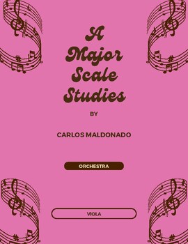 Preview of Orchestra: A Major Scale Studies - Viola