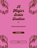 Orchestra: A Major Scale Studies - Viola