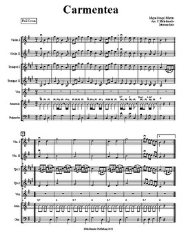 Preview of Mariachi: Carmentea-Intermediate Score