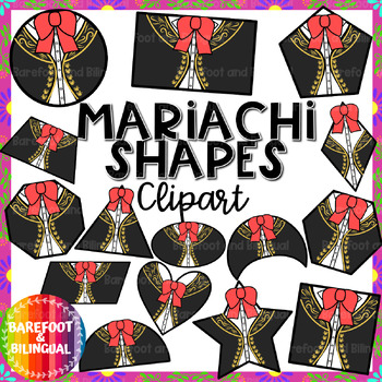 Preview of Mariachi Clip Art 2D Shapes